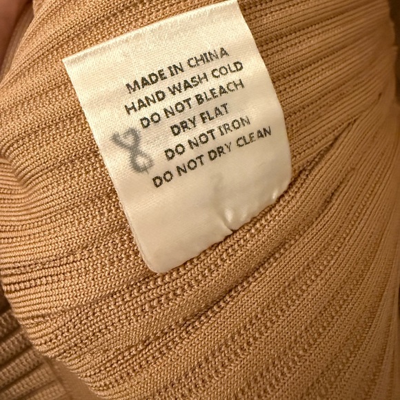 Bodycon Bandage Elegant Tan Dress - Picture 3 of 4